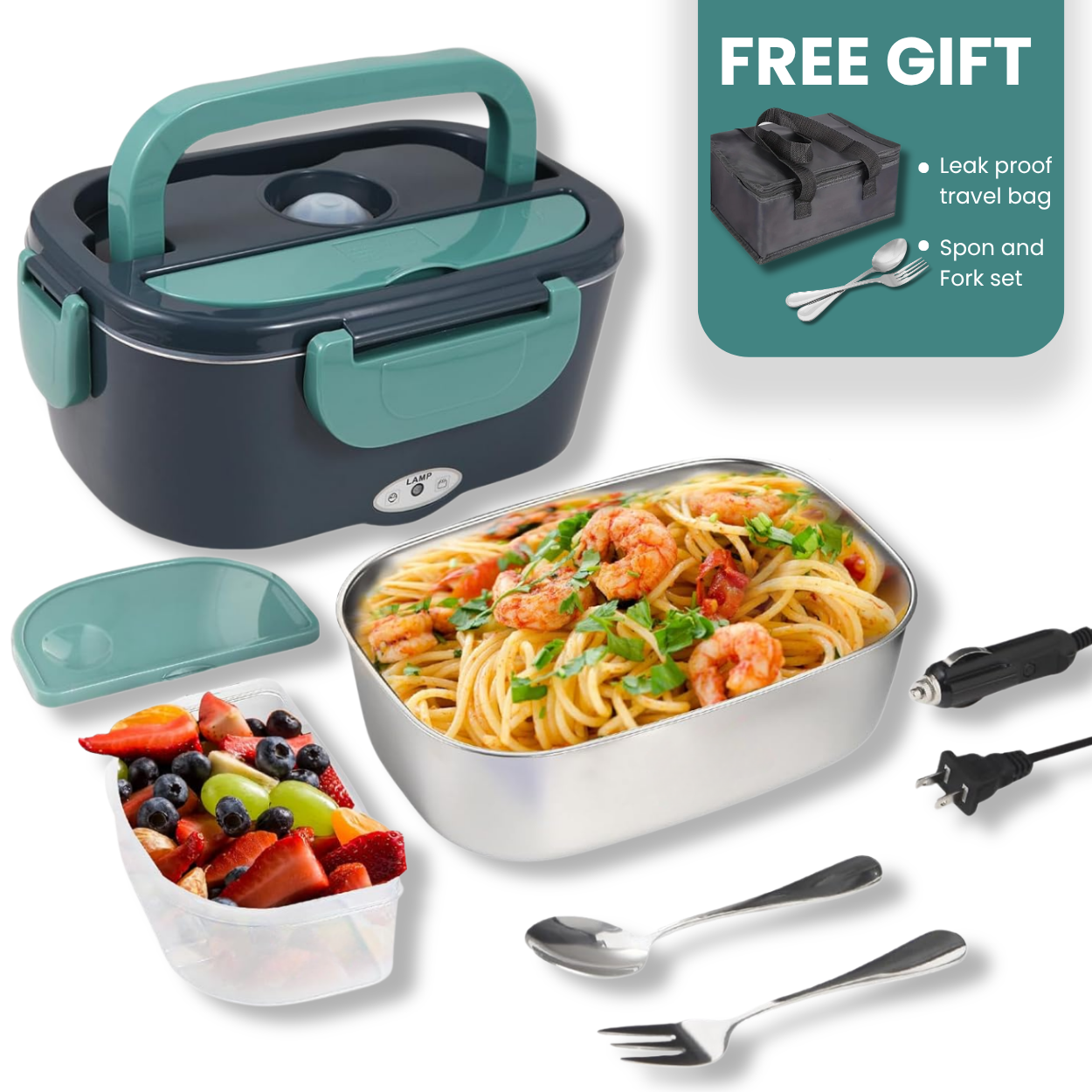 Heated LunchBox for Truckers, Drivers & Office Workers