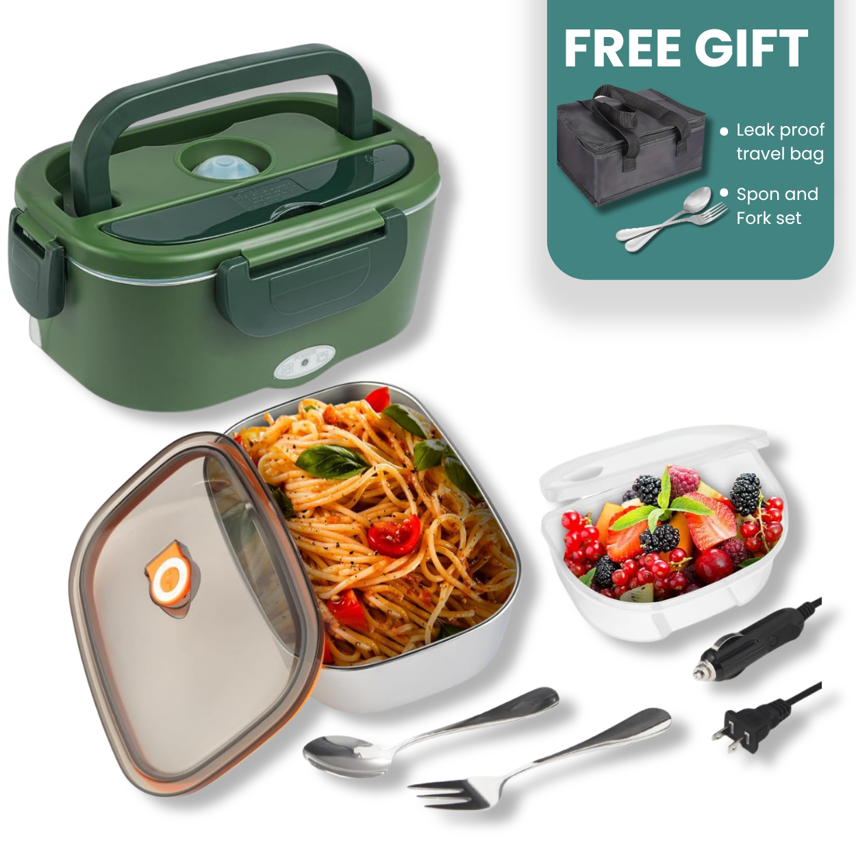 Heated LunchBox for Truckers, Drivers & Office Workers