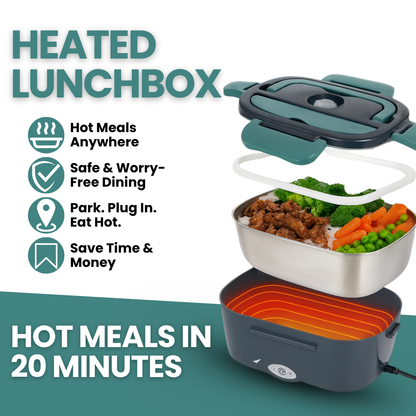 Heated LunchBox for Truckers, Drivers & Office Workers