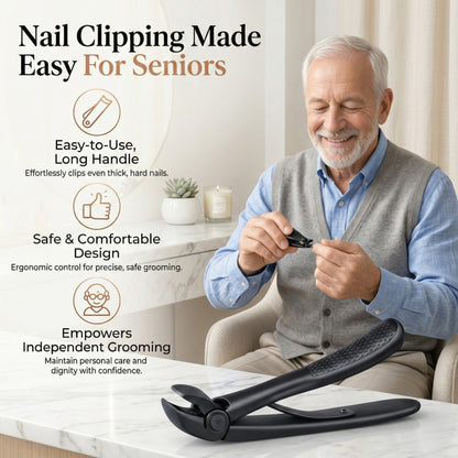 TruviClip® Nail Clipper for Seniors | Cuts Thick Nails With Less Effort