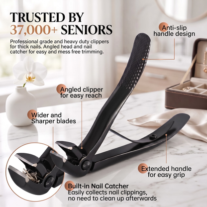 TruviClip® Nail Clipper for Seniors | Cuts Thick Nails With Less Effort