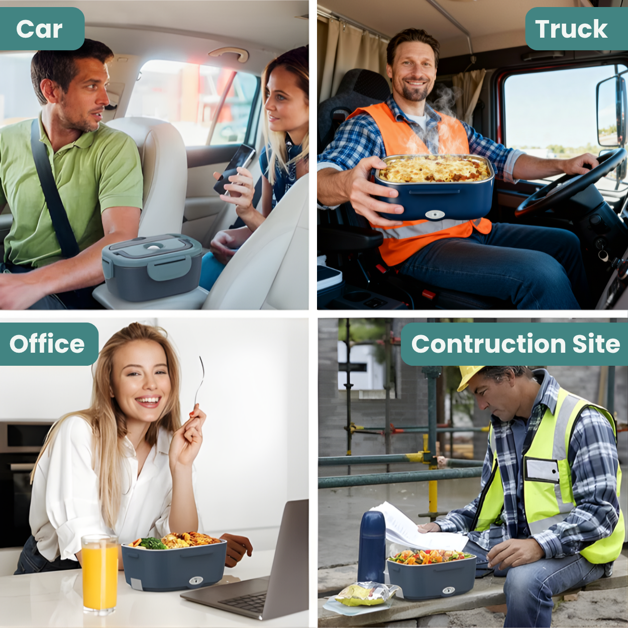 Heated LunchBox for Truckers, Drivers & Office Workers