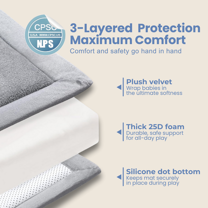 Truviona™ Fall Safe Baby to Kids Play Mat