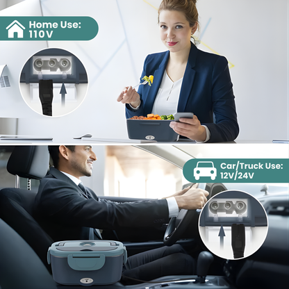 Heated LunchBox for Truckers, Drivers & Office Workers