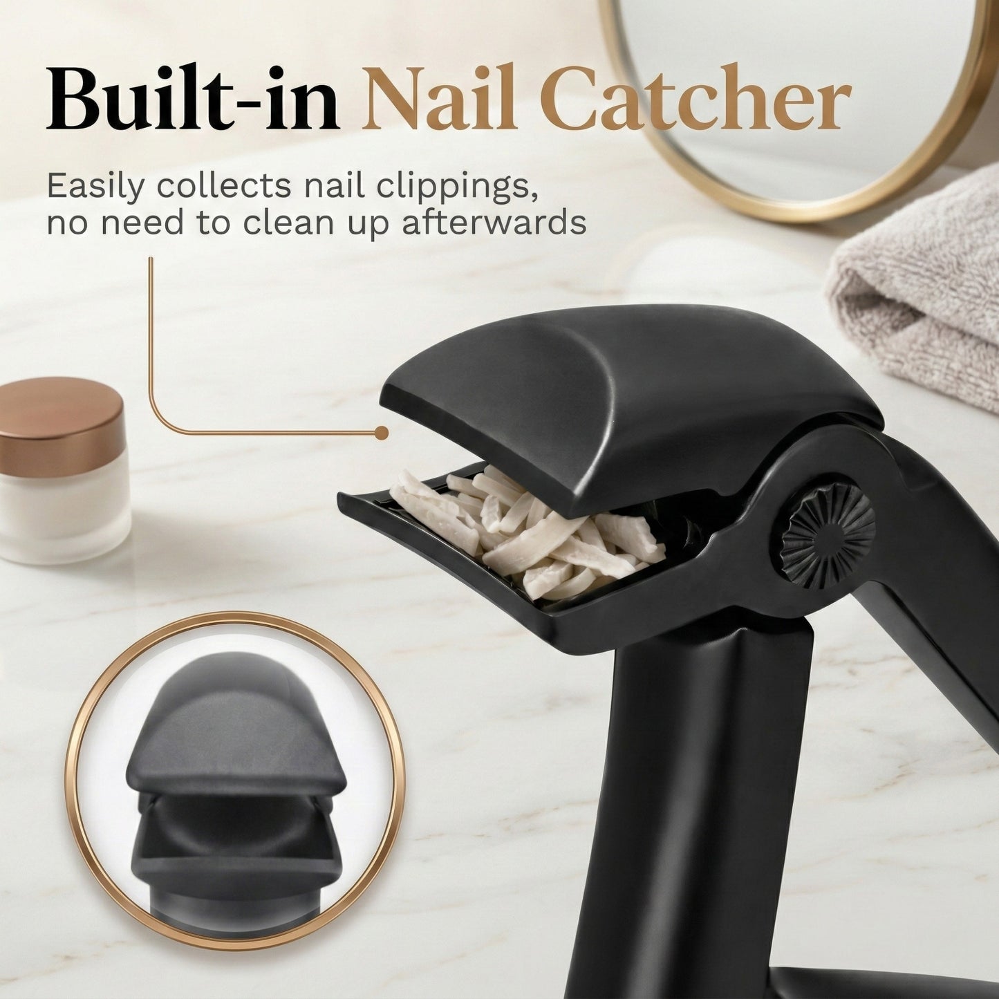 TruviClip® Nail Clipper for Seniors | Cuts Thick Nails With Less Effort