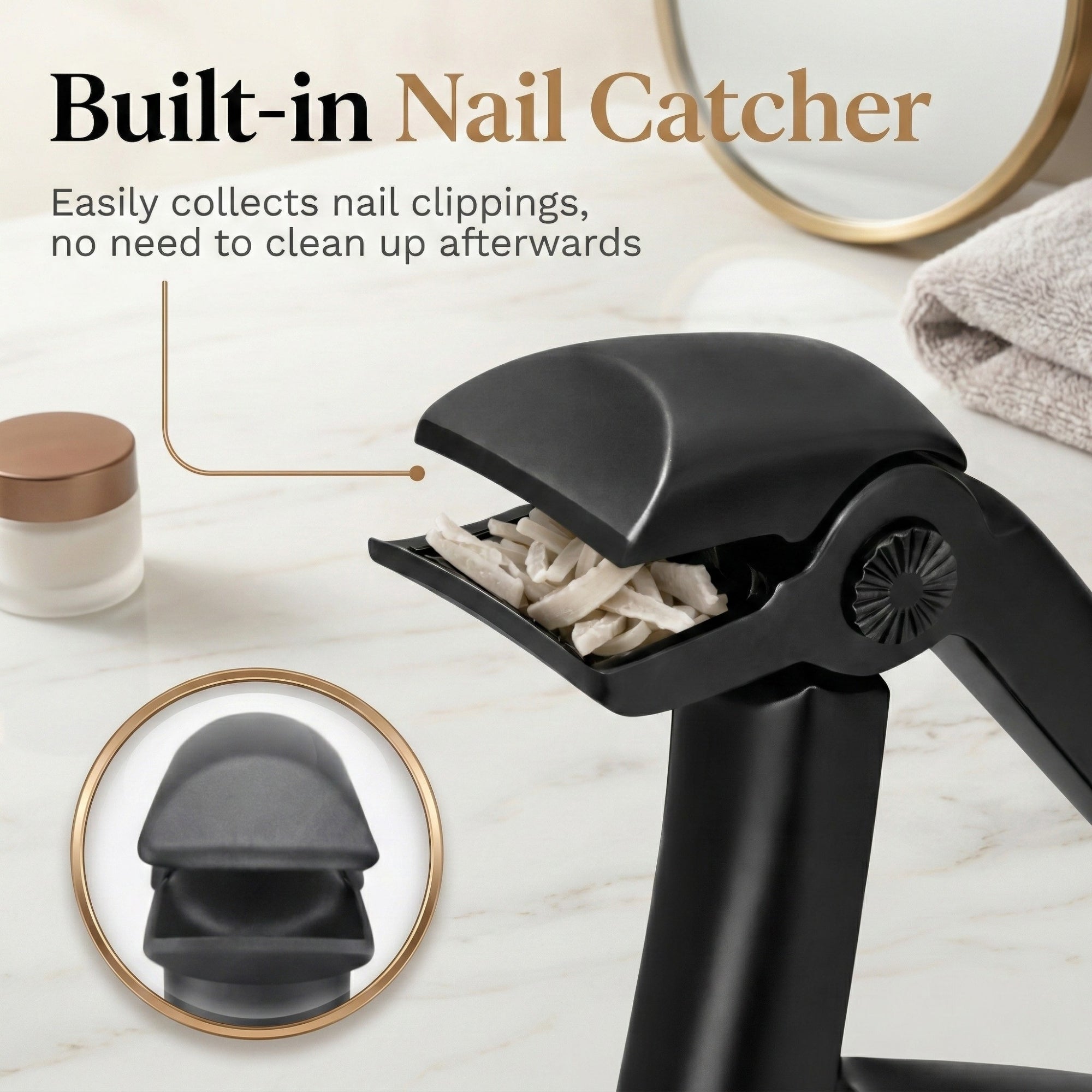 TruviClip® Nail Clipper for Seniors | Cuts Thick Nails With Less Effort
