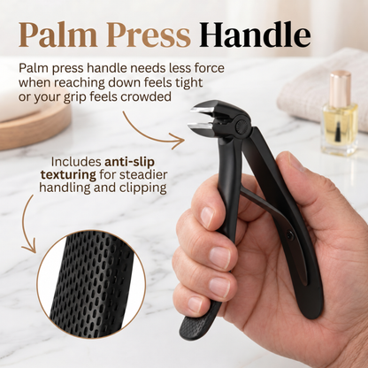 TruviClip® Nail Clipper for Big Guys | Thick Nails, Less Effort