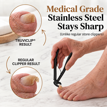 TruviClip® Nail Clipper for Seniors | Cuts Thick Nails With Less Effort
