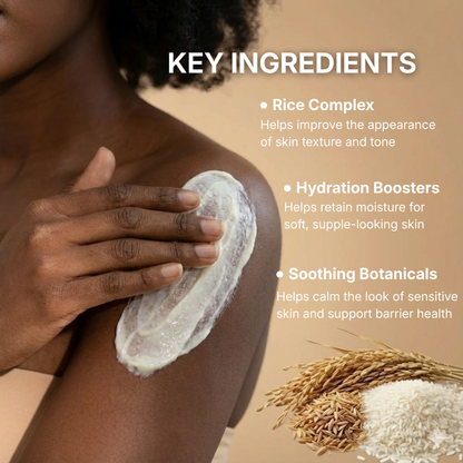 Truviona Korean Rice Mask | Brightening & Hydrating Wash-Off Face & Body Mask