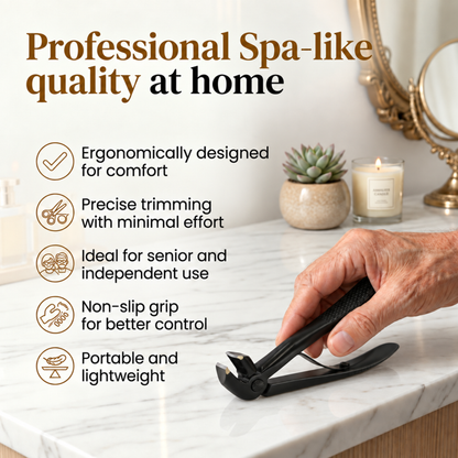 TruviClip® Nail Clipper for Seniors | Cuts Thick Nails With Less Effort