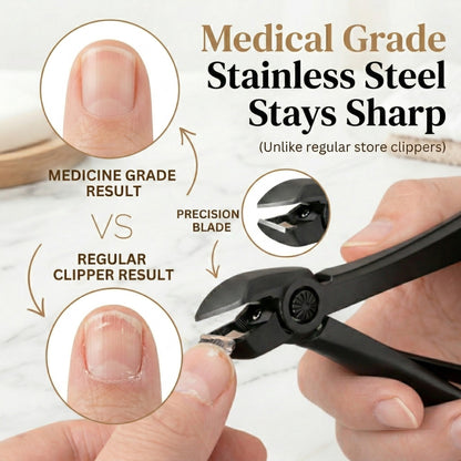 TruviClip® Nail Clipper for Seniors | Cuts Thick Nails With Less Effort
