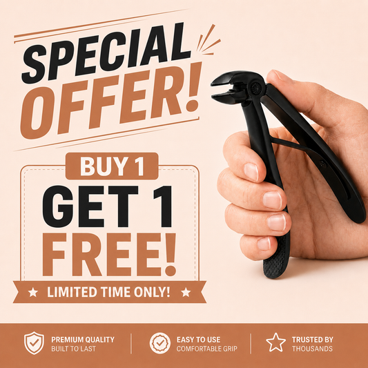 TruviClip® Nail Clipper for Seniors | Cuts Thick Nails With Less Effort